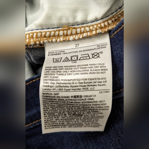 GAP Denim midi pencil skirt - Picture 7 of 8